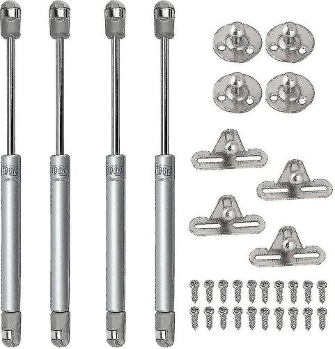 4 Pcs Gas Strut 100n Gas Struts Hydraulic Gas Spring Gas Strut Shock Absorbers Adjustable Struts Hydraulic Furniture For Kitchen Home Shop Store [Gratuit