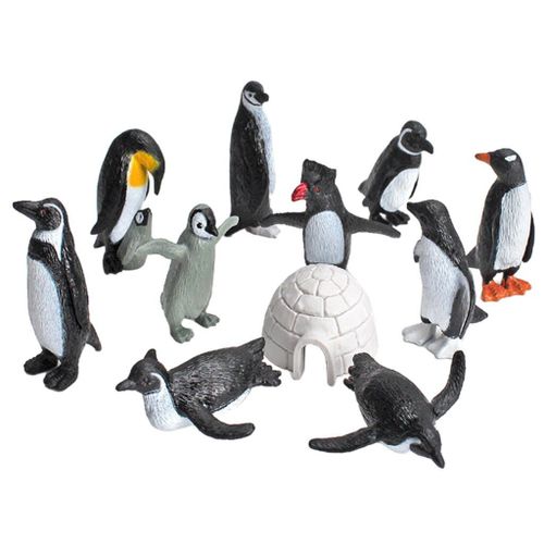 Figurines De Pingouin En Simulation D'Animaux Marins, 11 Pièces, Collection, Décoration De Table, Créatures Miniatures Pour Les 3-8 Ans, Cadeaux D'Anniversaire