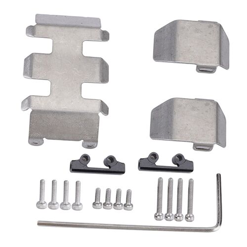 Mise À Niveau Du Châssis Rc, Plaque De Protection De L'Essieu Pour Axial Scx24 Axi00001 Axi00002 Crawler Car Vehicles