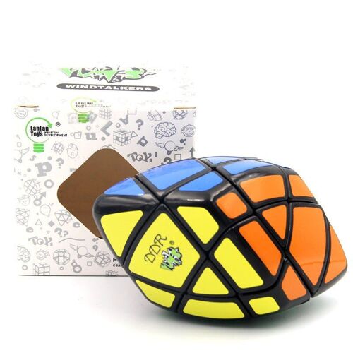 Cube Magique De Collection De Diamants Pour Enfants, Jouet Éducatif De Puzzle De Collection De Diamants De Losange De 6 Axes De Courbe De John Lin