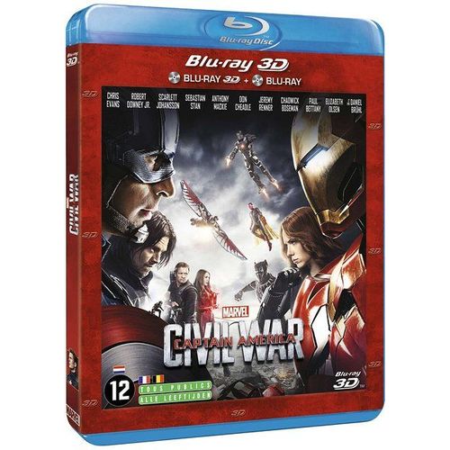 Captain America : Civil War - Blu-Ray 3d + Blu-Ray 2d
