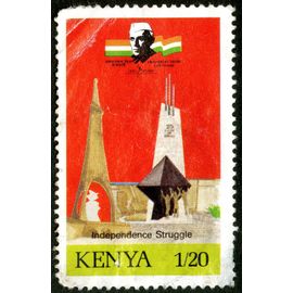 Timbre Oblitéré Kenya, Independence Struggle, 1/20