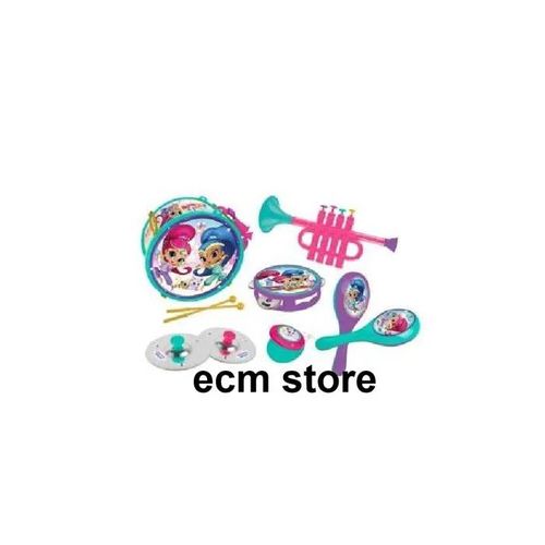 Shimmer and Shine Coffret musical tambour, des cymbales, une trompette, un tambourin, des maracas et des castagnettes