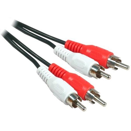 Fiche Audio RCA Audio Mâle/Mâle (Rouge et Blanc)