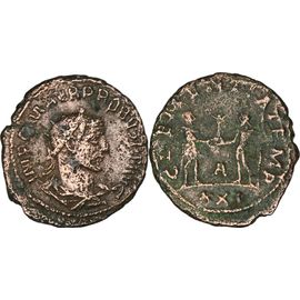 Rome - Aurelianus - Probus - 275 Ad - Clementia Temp - Probus Et Jupiter - Antioche - 24-074