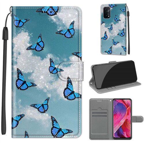 Saturcase Coque Pour Oppo A54 5g / A74 5g / A93 5g / A93s 5g, Beau Pu Cuir Magnétique Flip Portefeuille Support Porte-Carte Dragonne Protecteur Housse Étui Pour Oppo A54 5g / A74 5g / A93 5g / A93s 5g (Dy-24)