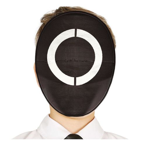 Masque Circulaire En Pvc Pour Enfants, Squid Game Minion