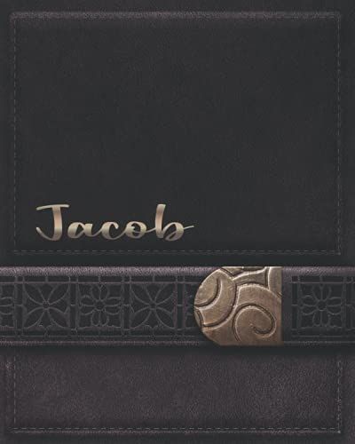 Jacob Journal Gifts: Novelty Personalized Present With Customized Name On The Cover (Jacob Notebook)