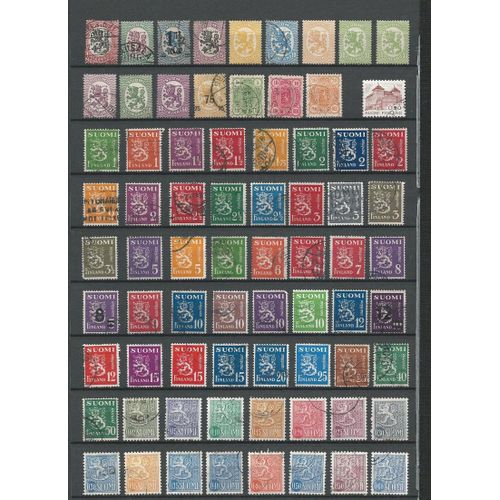 Finlande - Lot De Timbres Divers.