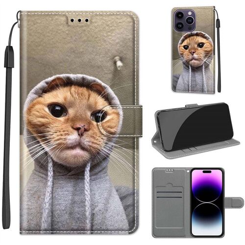Saturcase Coque Pour Apple Iphone 14 Pro Max, Beau Pu Cuir Magnétique Flip Portefeuille Support Porte-Carte Dragonne Protecteur Housse Étui Pour Apple Iphone 14 Pro Max (Dy-23)