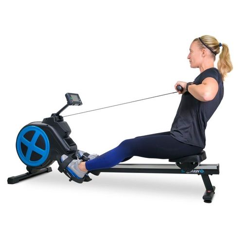 Rameur D'appartement Pliable Rower Ultra R?Sistance Magn?Tique R?Glable 8 Niveaux, Roue D'inertie 2 Kg