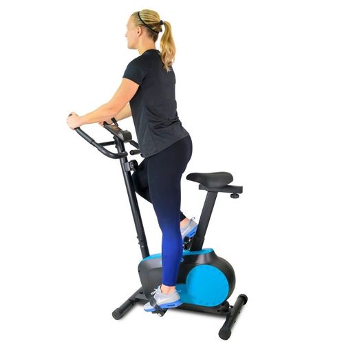 V?Lo D'appartement Tempo Roue D'inertie 3kg - 8 Niveaux De R?Sistance, Capteurs Pouls, Ecran D'entra?Nement, R?Glable