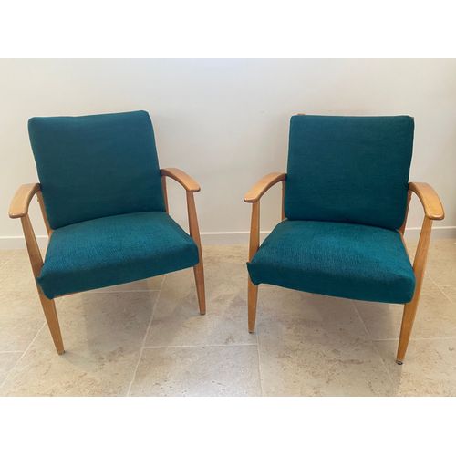 Paire De Fauteuils Vintage Des Années 1970