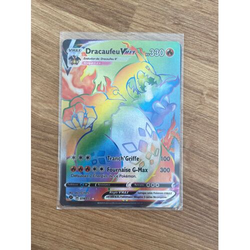 Carte Pokémon Dracaufeu V Max Arc En Ciel 074/ 073