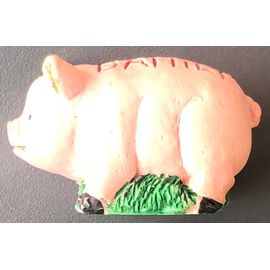 Figurine Cochon Publicitaire Régis Bahier, Charcuterie, Charcutier