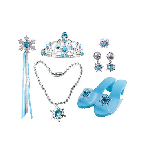Kit De 6 Accessoires Princesse Bleue Fille