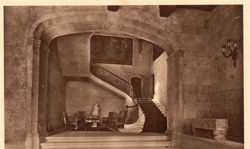 Carte Postale Ancienne - Le Chateau De Grignan - Drome -L'escalier D'honneur