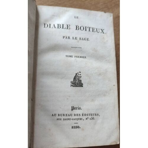 Le Diable Boiteux Par Le Sage . Tome I Et Ii