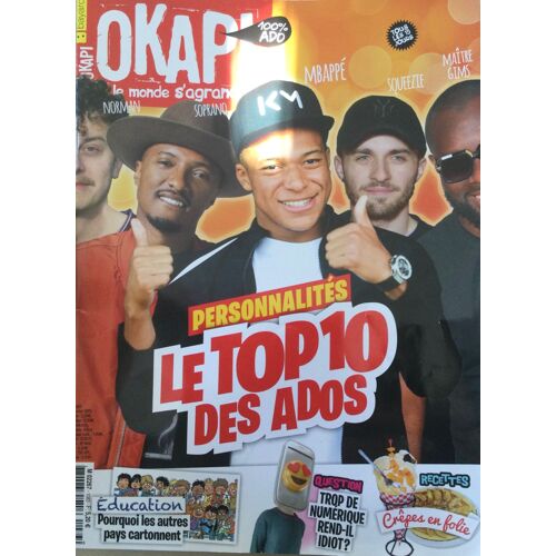 Revue Okapi N° 1083 Février 2019 Personnalités Le Top 10 Des Ados