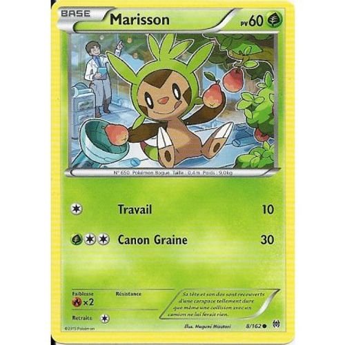 Carte Pokemon - Marisson - Pv 60 - 8/162 - Commune - Vf