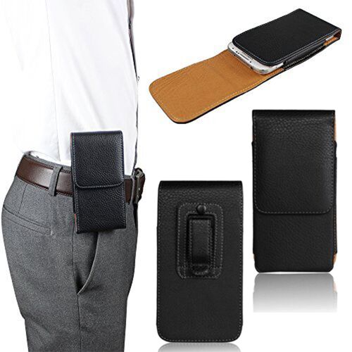 VEMUN LG K7 Noir Pu cuir fermeture Téléphones magnétique Coque Poche Housse Sac Etui Pochette Ceinture