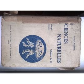 Sciences Naturelles Zoologie Botanique