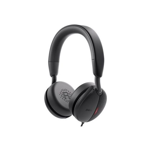 Dell Pro Wired ANC Headset WH5024 - Micro-casque - sur-oreille - filaire - Suppresseur de bruit actif - USB-C - Certifié pour Microsoft Teams, certifié Zoom