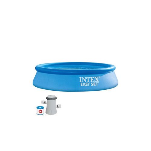 Intex piscine 244x61 cm avec Pompe de Filtre à Cartouche 244 x 61 cm