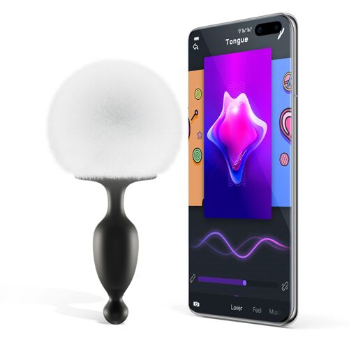 Bunny Plug Anal Télécommandé - Queue De Lapin Bluetooth & Smartphone