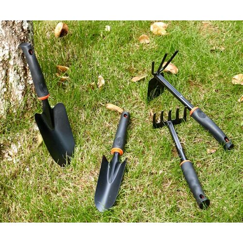 Pelle épaissie fleur pelle fer râteau ensemble de jardinage quatre pièces ensemble de jardinage fleur et légume désherbage pelle mini outil de jardin