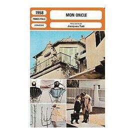 Fiche Monsieur Cinema Mon Oncle