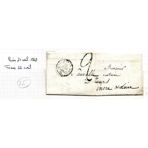 Lettre Préphilatélique N°25