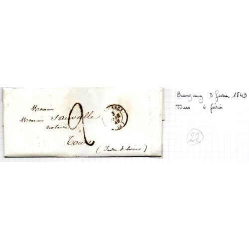 Lettre Préphilatélique N°22