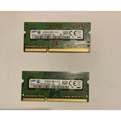 Mémoire RAM Samsung M471B5173DB0-YK0 4 Go 1600 MHz - PC3L-12800S (DDR3-1600) DDR