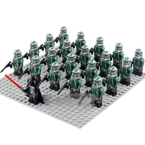 21 Pièces Star War Mini Figurine Action Soldat Commander Gree Légion Anakin Skywalker/Dark Vador 4,5 cm Collection/Jouets pour enfants Cadeau