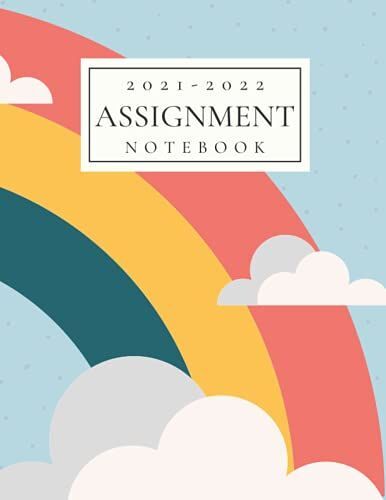 Assignment Notebook 2021-2022: Assignment Notebook Elementary | Assignment Book Middle School | Assignment Book High School & College | School Planner 2021-2022