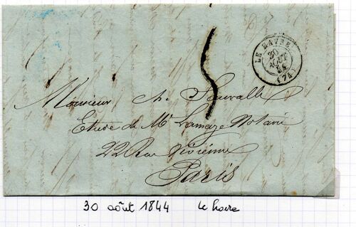 Lettre Préphilatélique N°9
