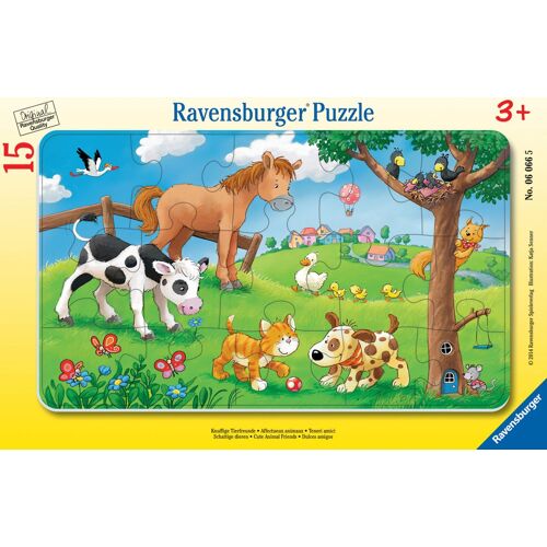 PUZZLE Puzzle cadre 15 p - Affectueux animaux
