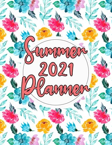 Summer 2021 Planner: Weekly And Daily Task Planner| Lovely Personalised Name Journal, 8.5 X 11 Large 2021 Daily Planner, Summer Personalized Planner Gift Idea