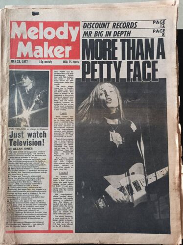Melody Maker - May 28, 1977 (Revue Rock Uk / Usa ) Grand Format - Punks, Blondie ..