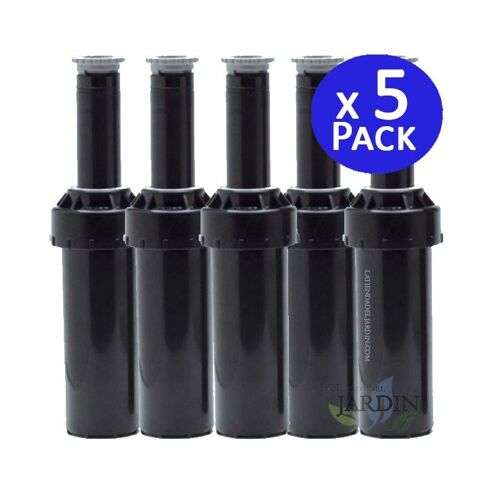 5 x Diffuseur d'arrosage Toro LPS210 avec buse réglable, portée 3 m, Tuyère d'arrosage hauteur de tige 5 cm