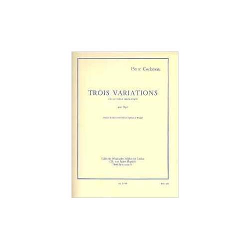 Trois Variations Sur Un Thème Chromatique Pour Orgue