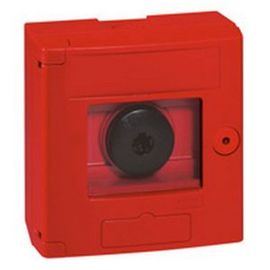 LEGRAND 038011 - COFFRET DE SÉCURITÉ ''BRIS DE GLACE'' - DOUBLE POSITION - ROUGE - SAILLIE