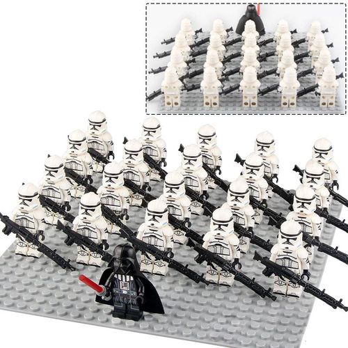 21 Pièces Star War Mini Figurine Action Soldat La guerre des clones Légion Anakin Skywalker/Dark Vador 4,5 cm Briques Poupée Jouet Pour Enfant