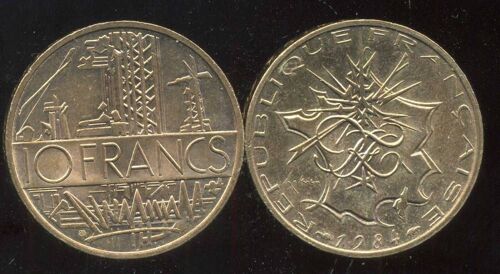Monnaie 10 Francs Mathieu 1984