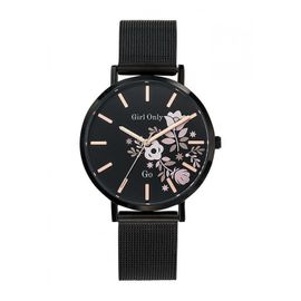 Montre Go Femme Acier Noir Milanais 695912