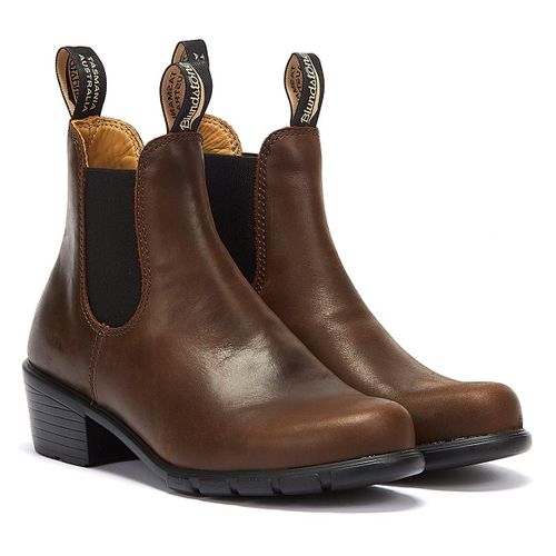 Blundstone Chelsea Heel Bottes Marron Pour Femmes