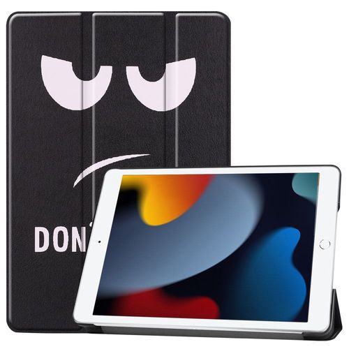 Housse Etui Coque Pochette Simili Cuir Pour Apple Ipad 7 2019 / Ipad 8 2020 / Ipad 9 2021 (10,2 Pouces) - Don't Touch Me