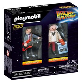 Playmobil 70459 - Back To The Future Marty Et Dr.Brown