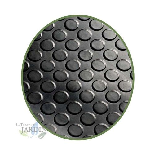Revêtement De Sol En Caoutchouc Cercles 3 Mm, 1 X 2 M